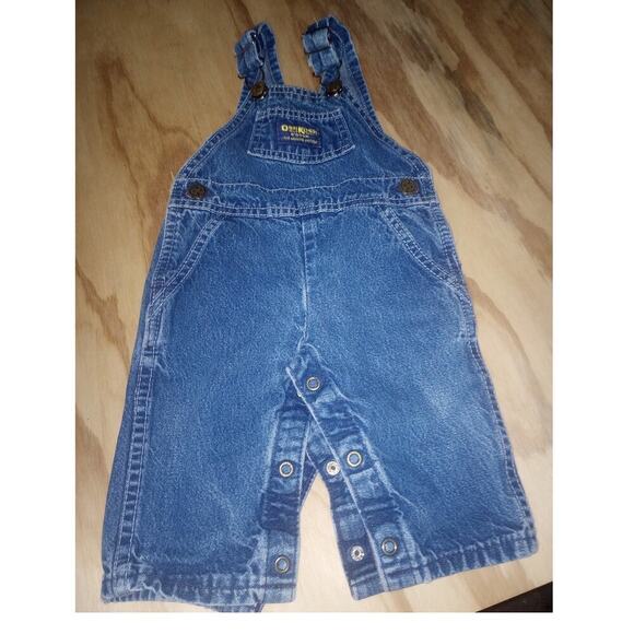 OshKosh B'gosh Other - 2/$25 Baby Infant Vintage Oshkosh Denim Overalls 3-6M